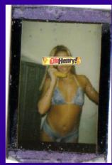 Banana toting Blonde